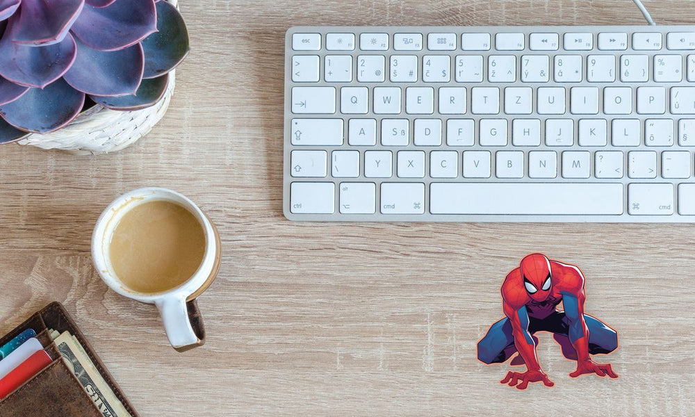 Spider-Man Crouch Style Sticker