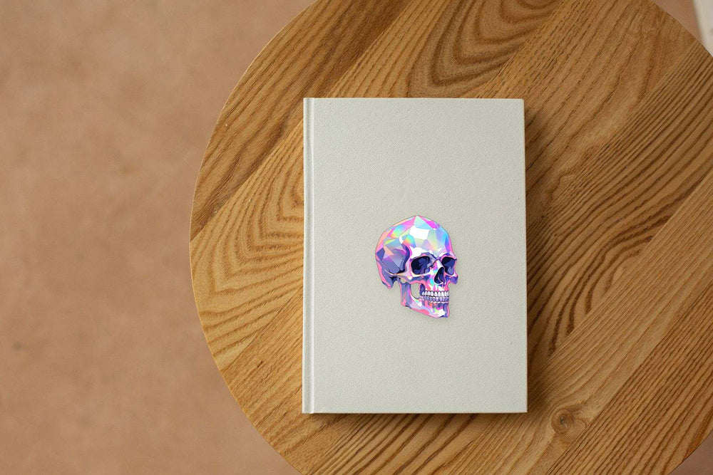 Colorful Crystal Skull Sticker