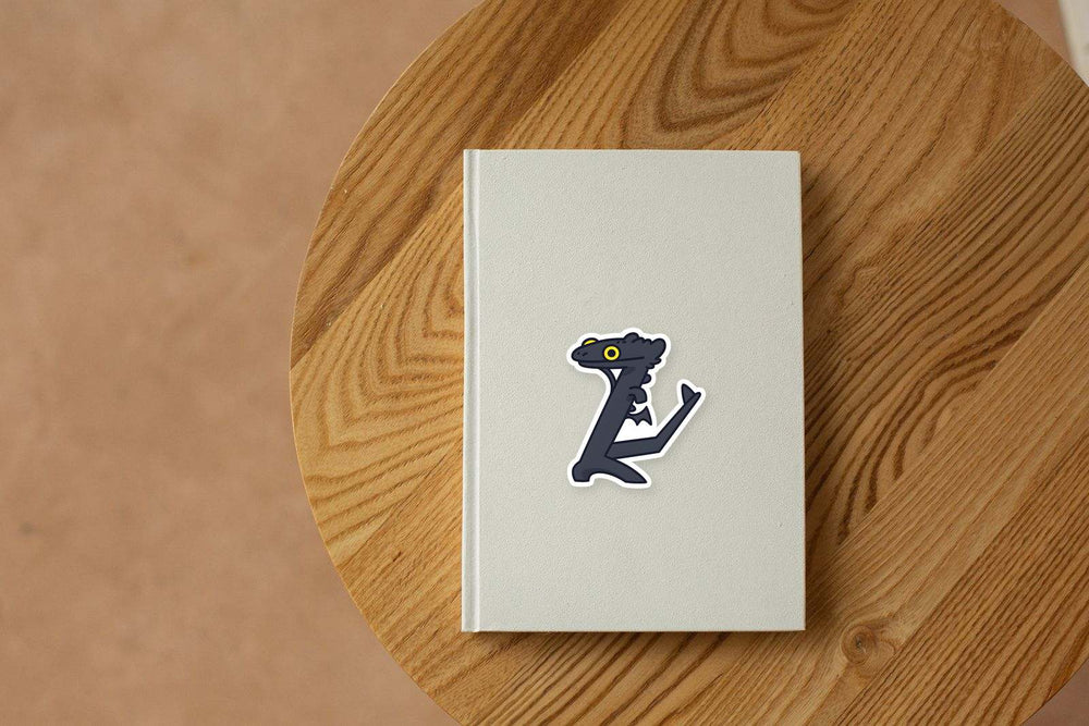 Chibi Toothless Dragon Meme Sticker