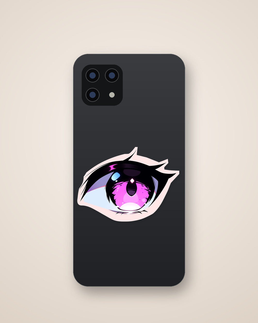 Pink Eye Anime Sticker