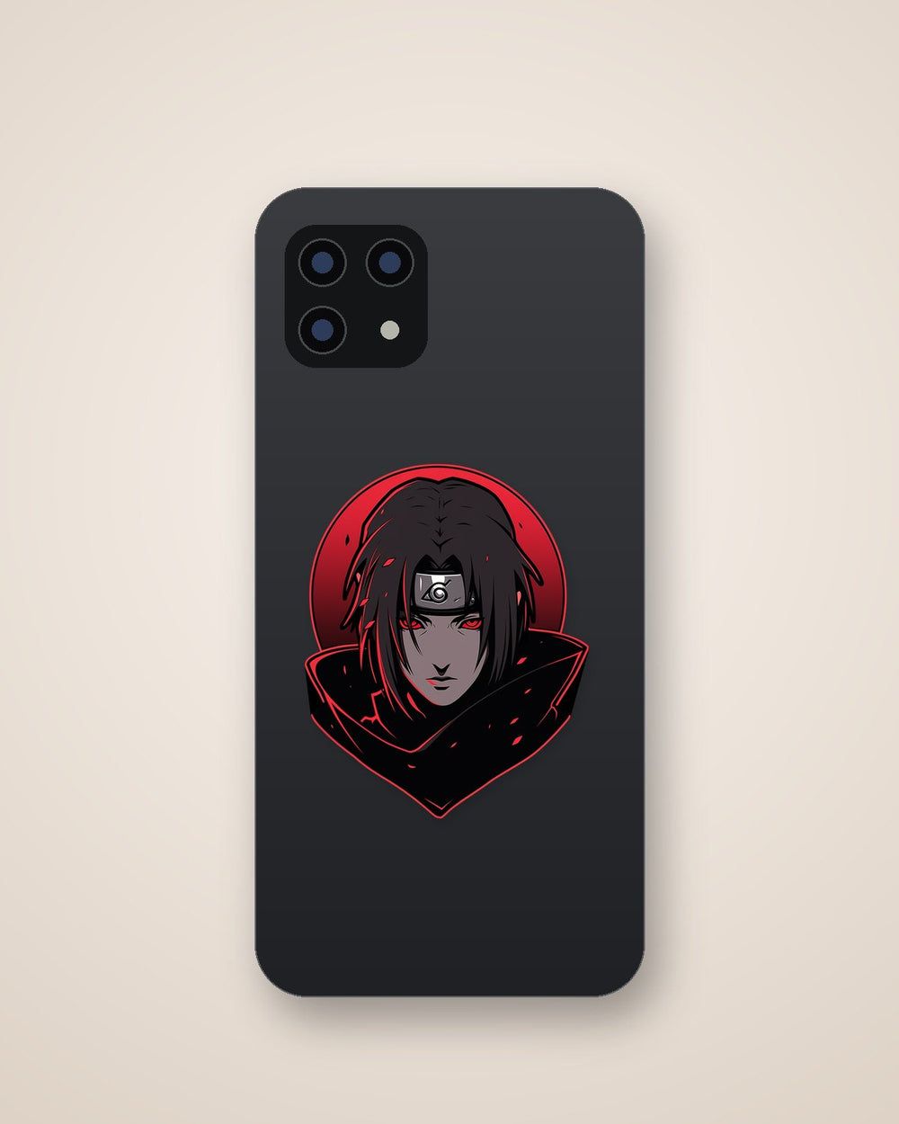 Itachi Uchiha Black & Red Sticker