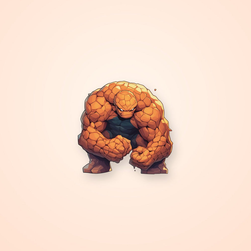 Thing Marvel Comix Sticker