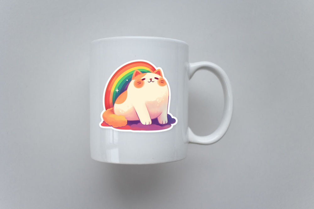 Rainbow Cat Dreamy Sticker