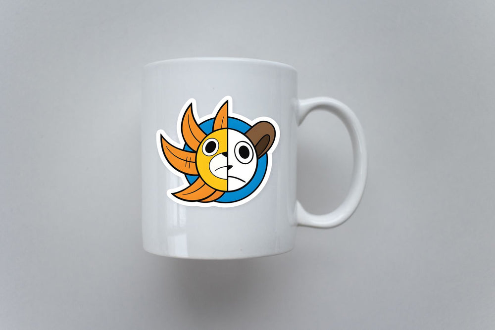 One Piece Thousand Sunny & Vogue Merry Logo Sticker
