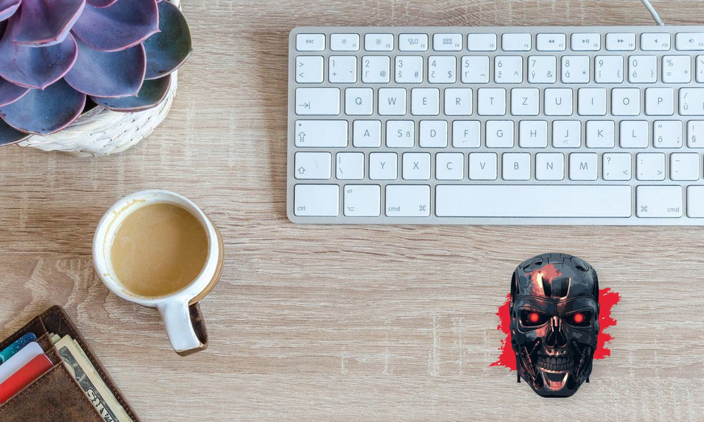 Terminator T800 Red Eye Sticker