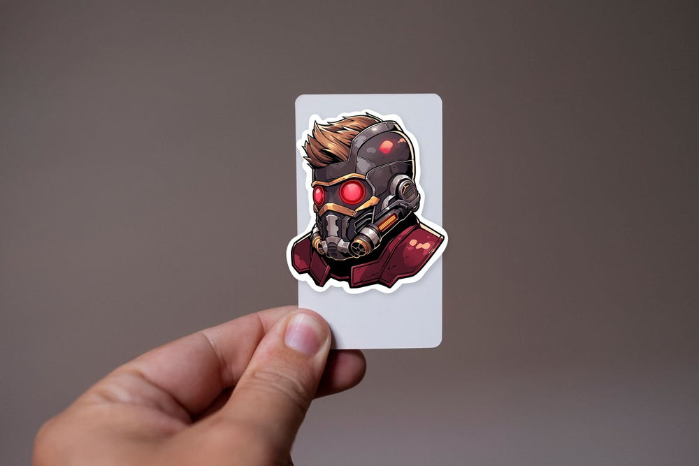Star-Lord in Helmet Marvel Sticker