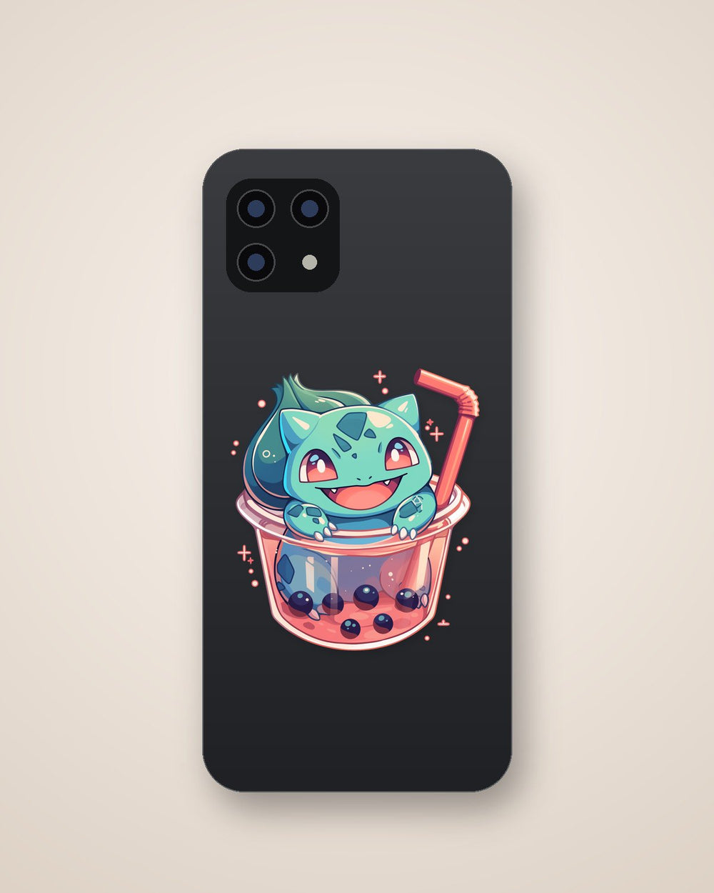 Bulbasaur Boba Tea Cute Sticker