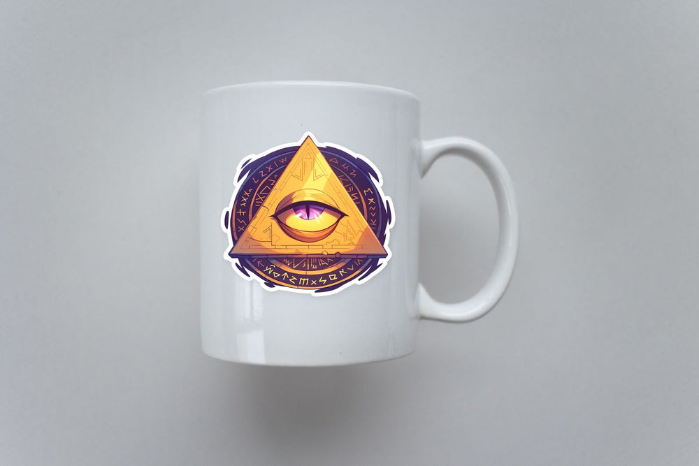 Bill Cipher Gravity Falls Symbol Art Sticker