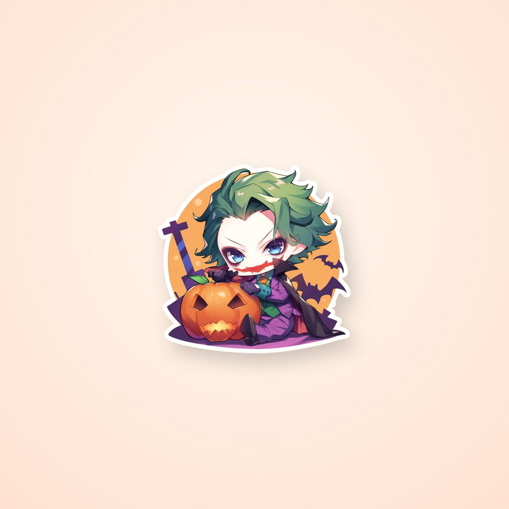Chibi Joker Halloween Sticker