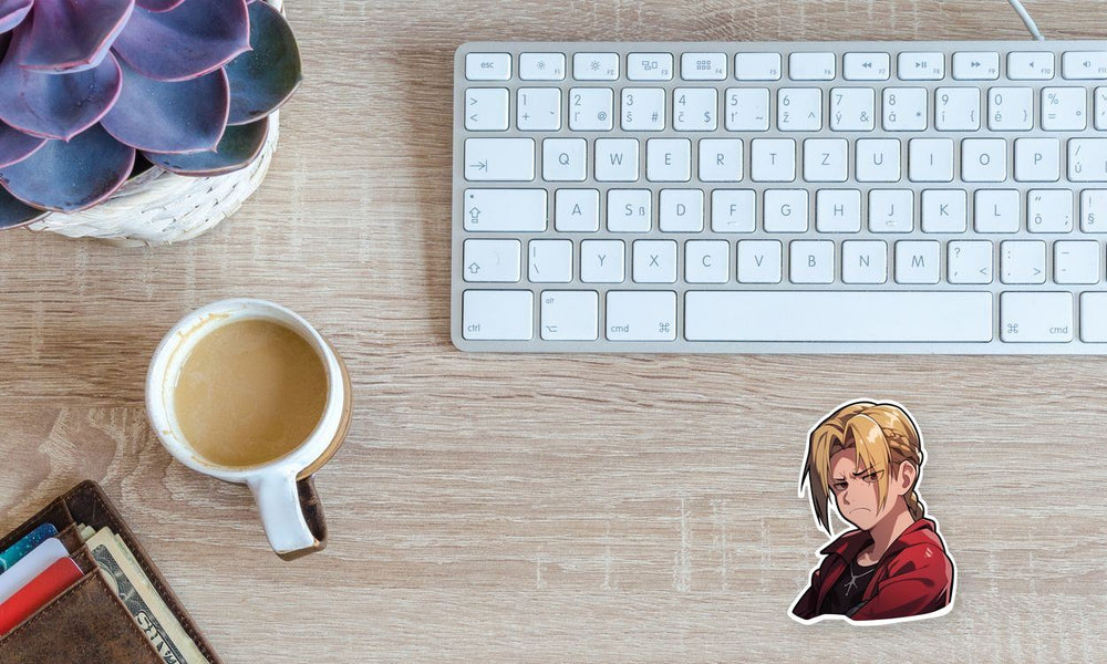Fullmetal Alchemist Displeased Edward Elric Sticker