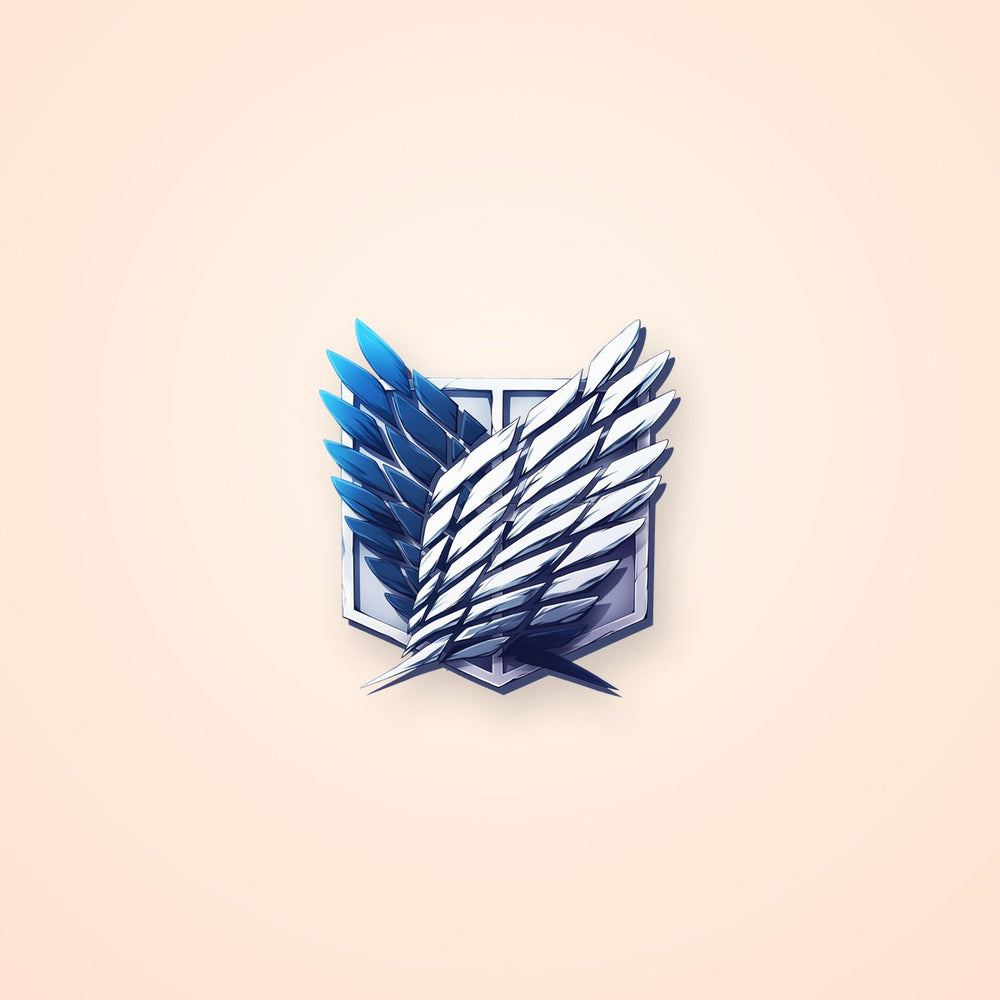 Aot Wings of Freedom Blue Sticker