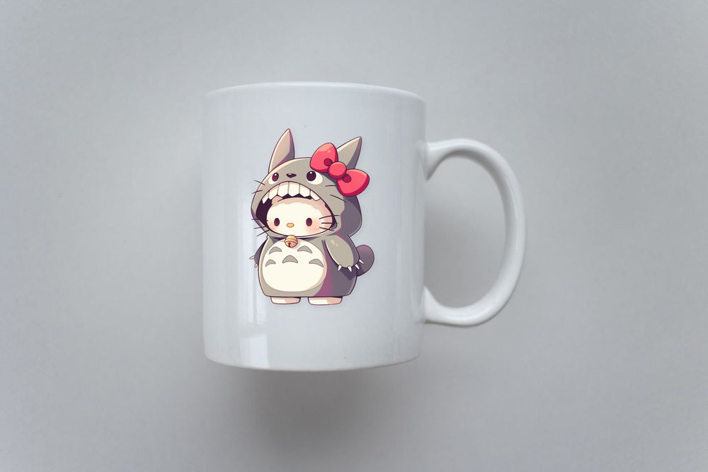Hello Kitty Totoro Cosplay Sticker