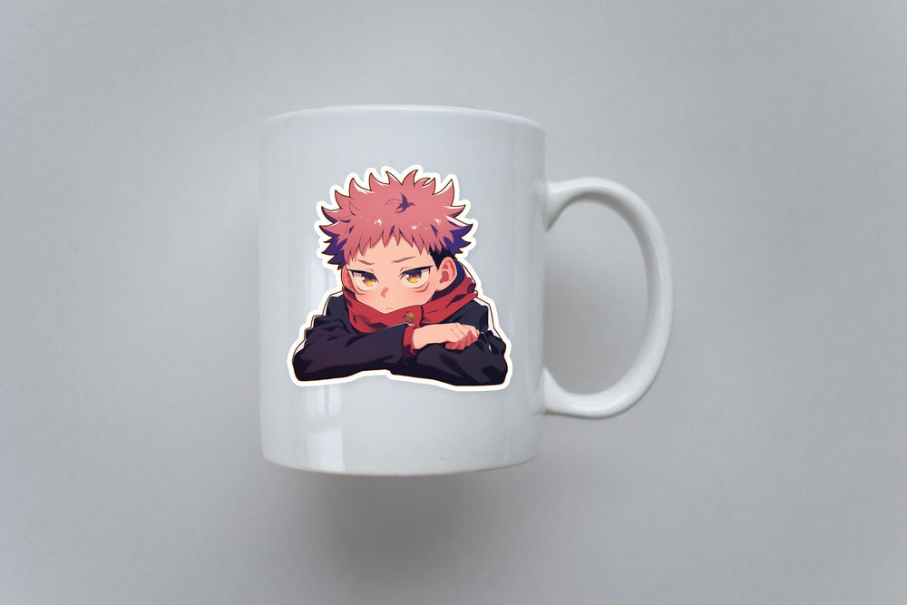 Yuji Itadori Kawaii Jujutsu Kaisen Sticker