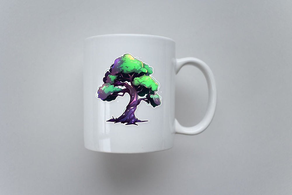 Aesthetic Curved Tree Sticker