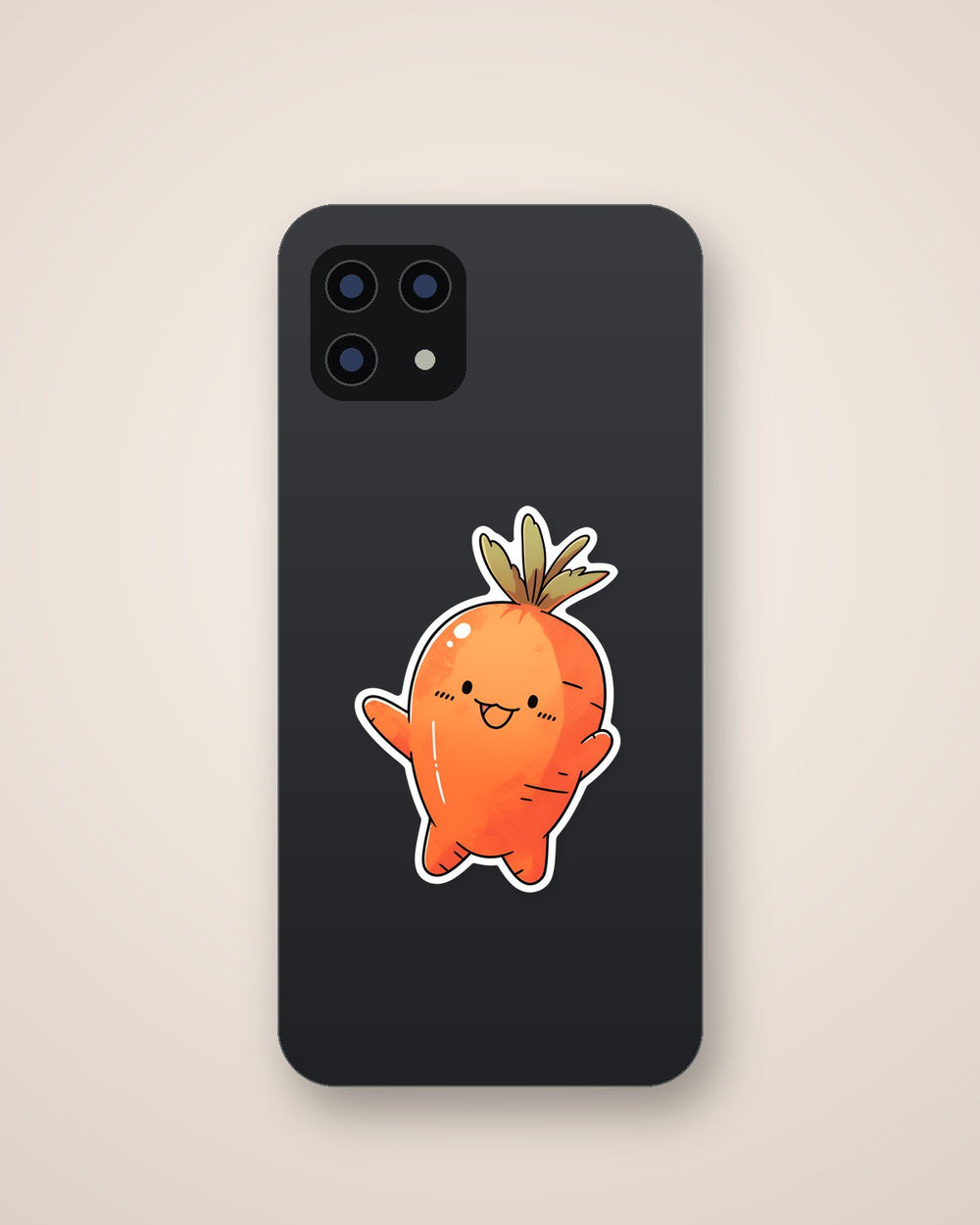 Cute Fat Carrot Sticker