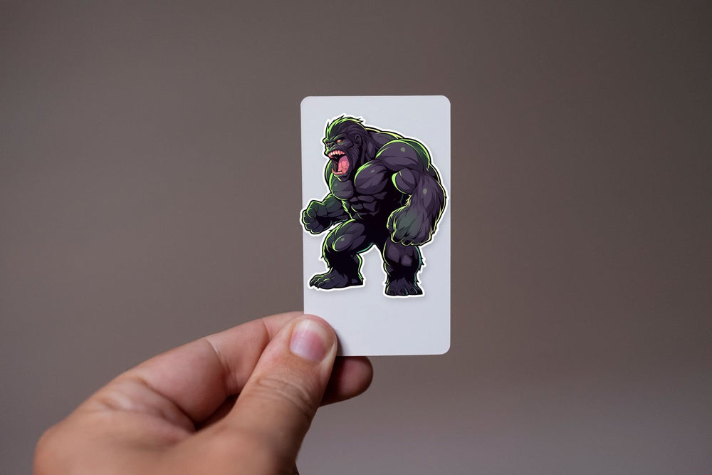 Angry Black Gorilla Sticker