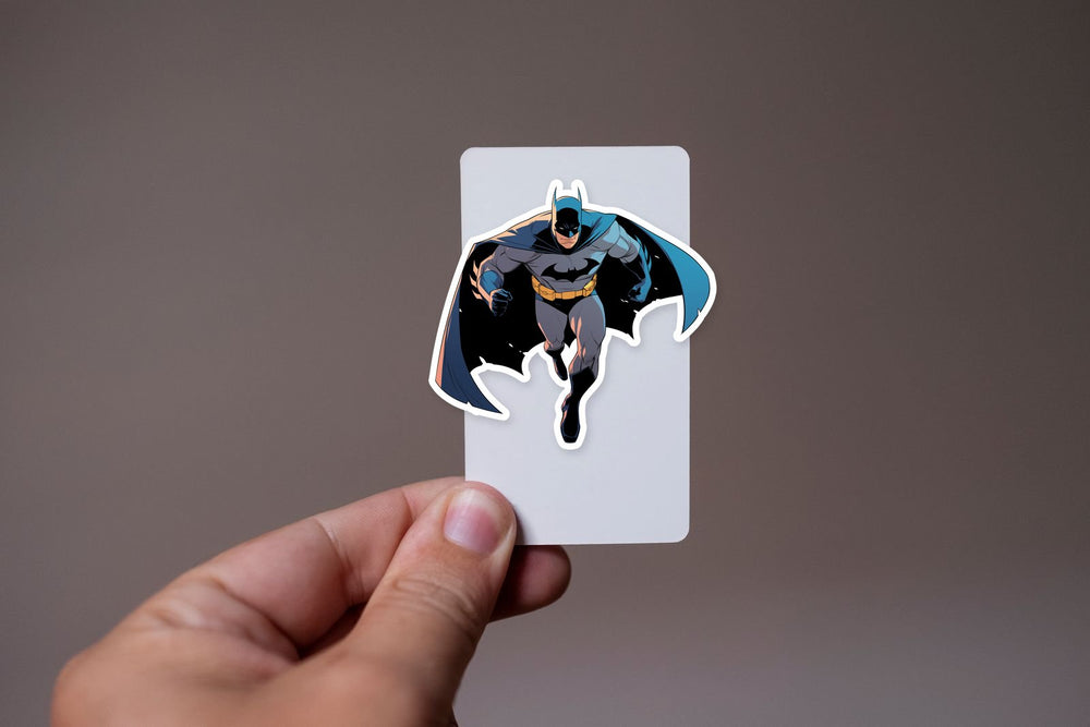 Batman Running Superhero Comic Sticker
