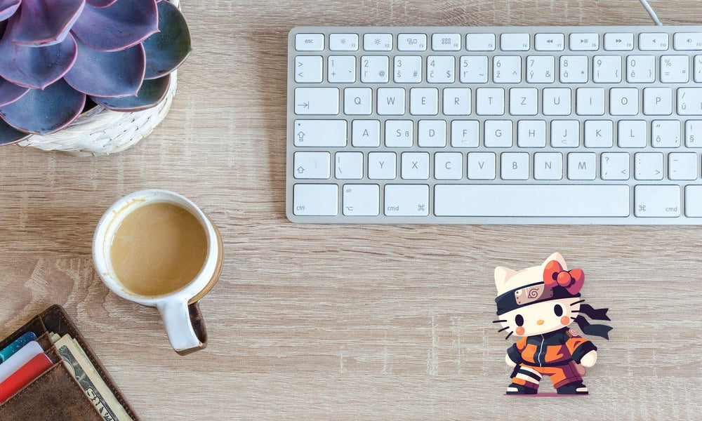 Hello Kitty Naruto Orange Outfit Clipart Sticker