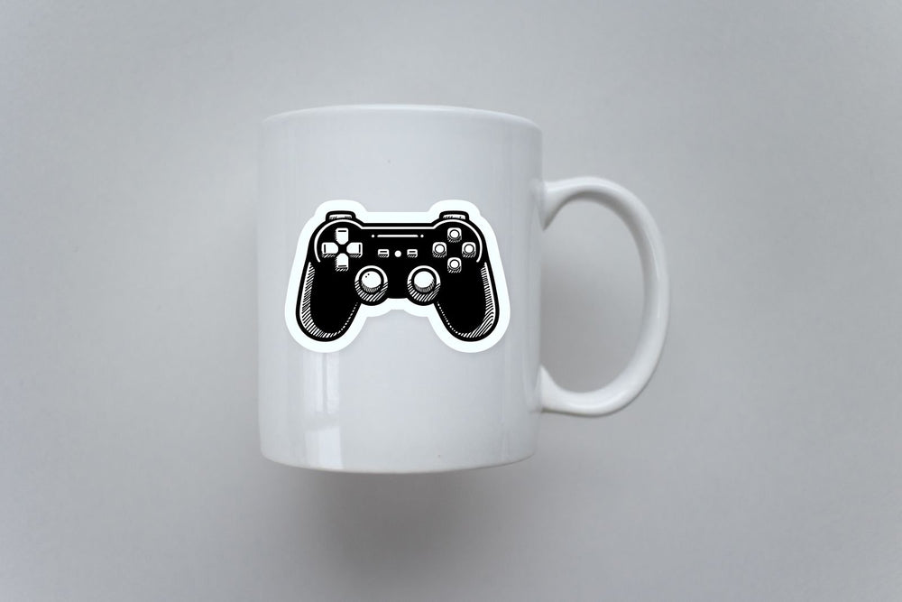 Gaming Controller Hand Drawn Sticker