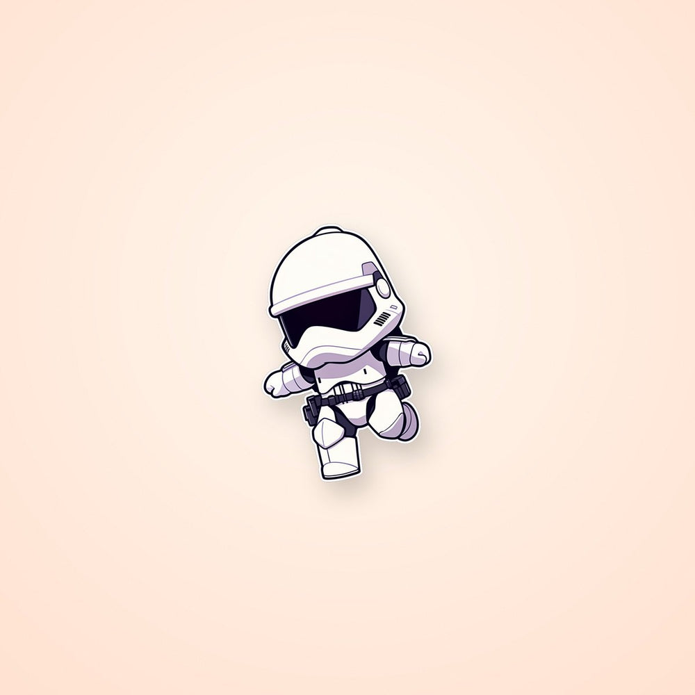 Star Wars Chibi Stormtrooper Sticker