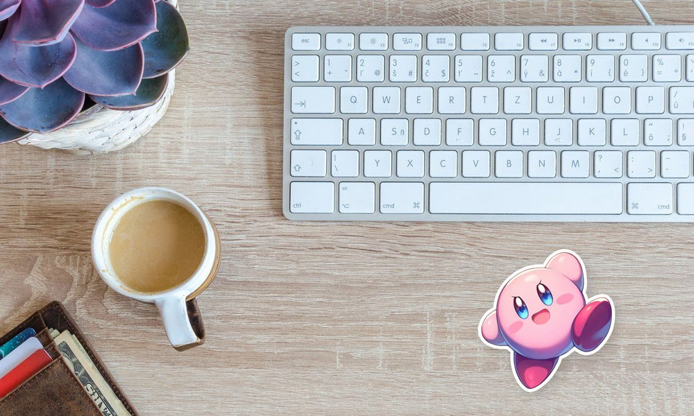 Kirby Happy Dance Sticker
