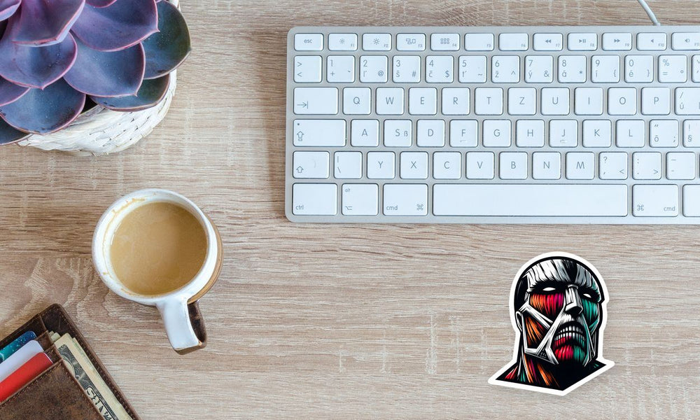 Aot Titan Art Sticker