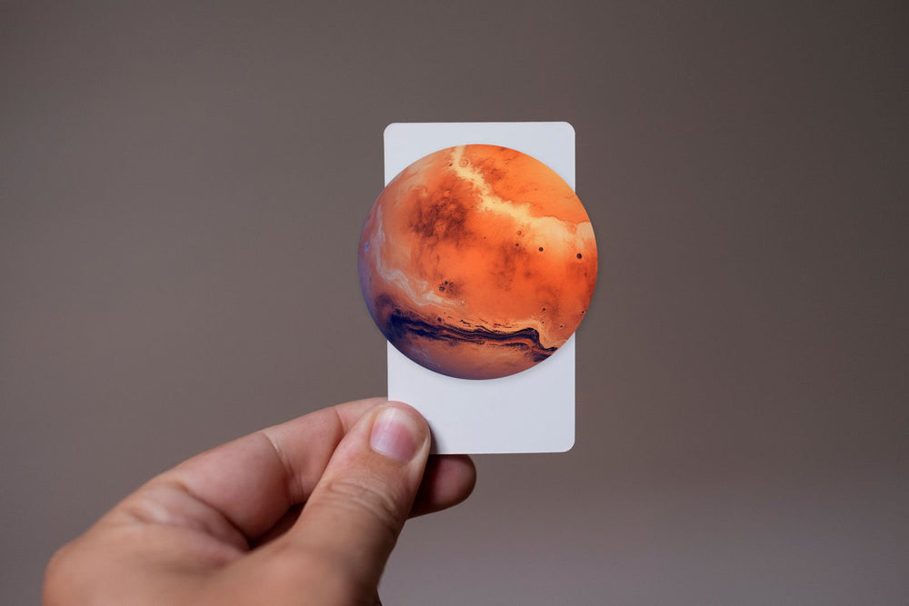 Aesthetic Mars Round Sticker