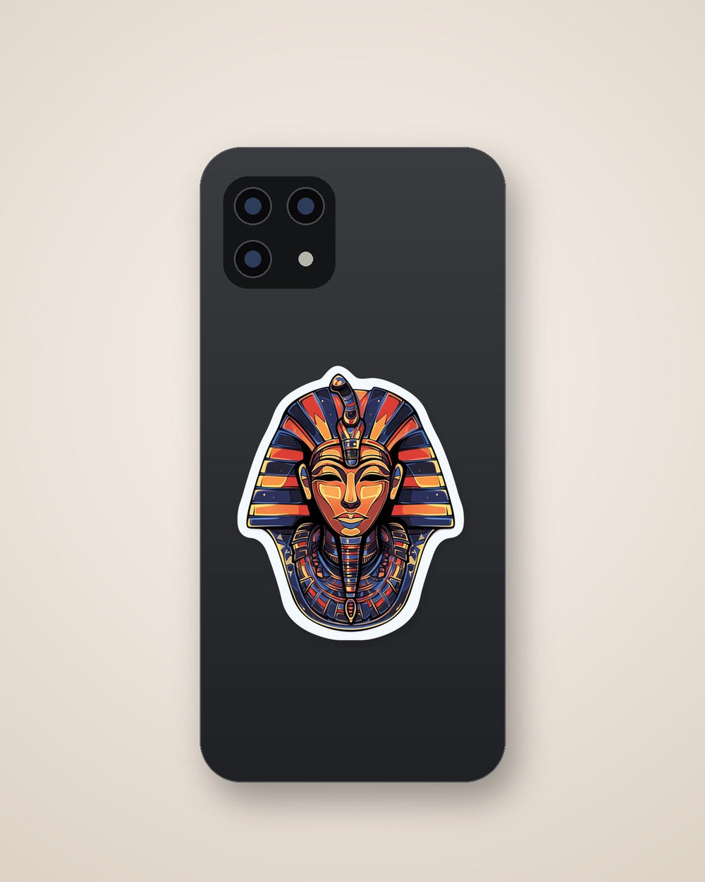 Egyptian Tutankhamun Mask Sticker