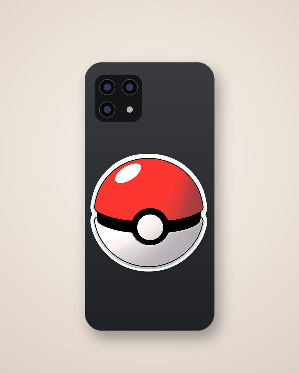 Cartoon Pokeball Sticker