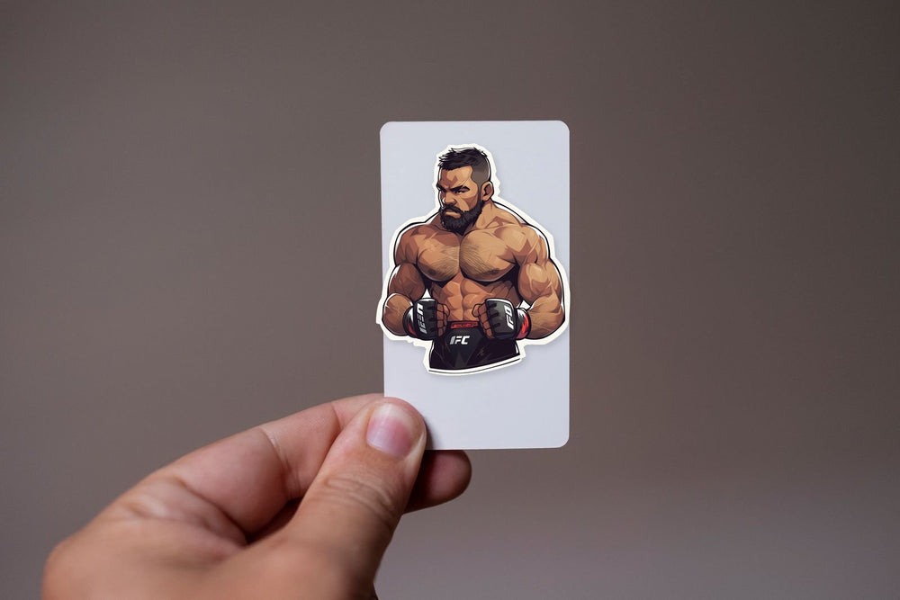 UFC Bearded Fighter Sticker
