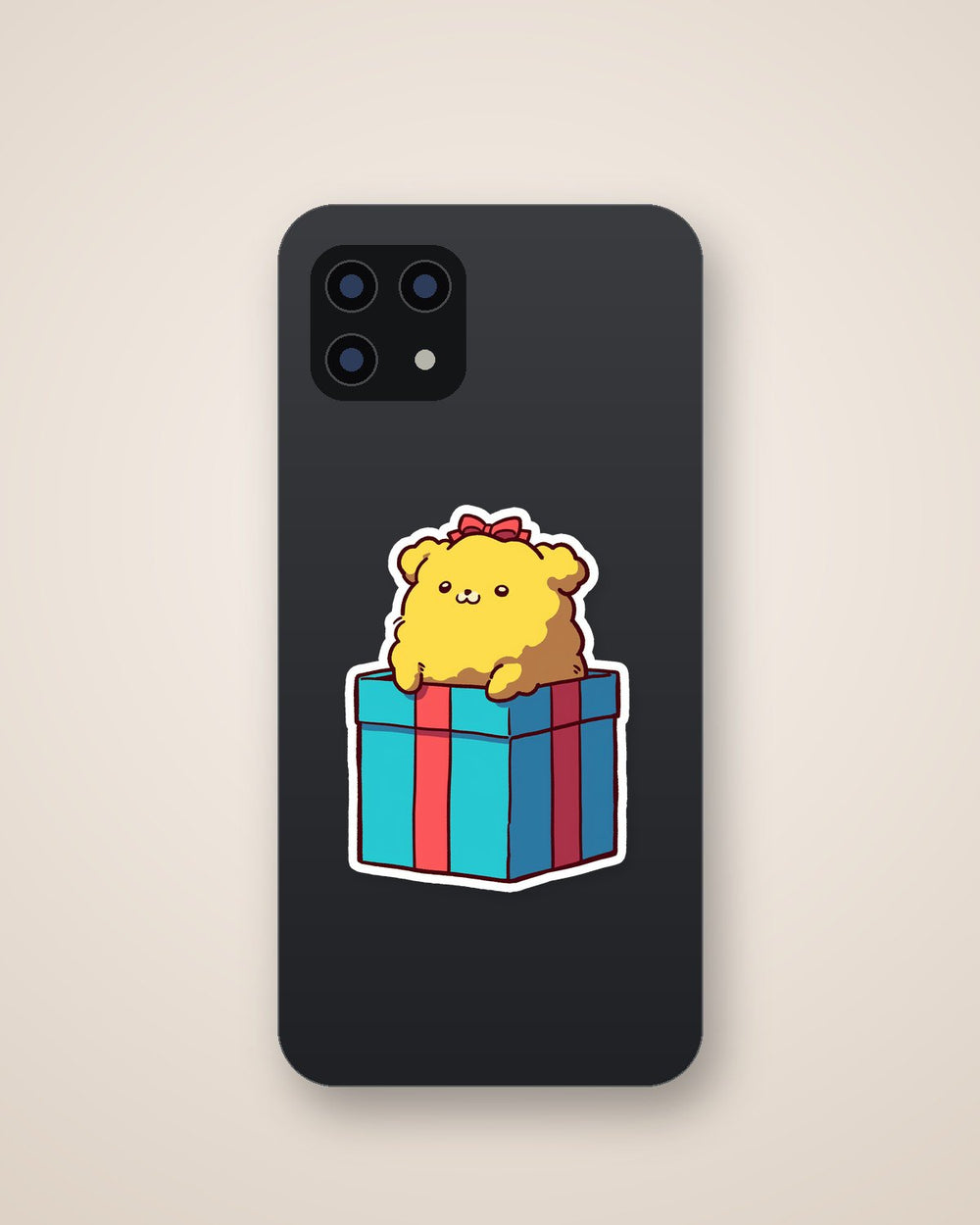 Pompompurin Gift Box Sticker