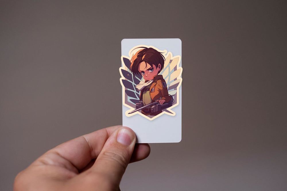 Levi Ackerman Aot Blades Sticker