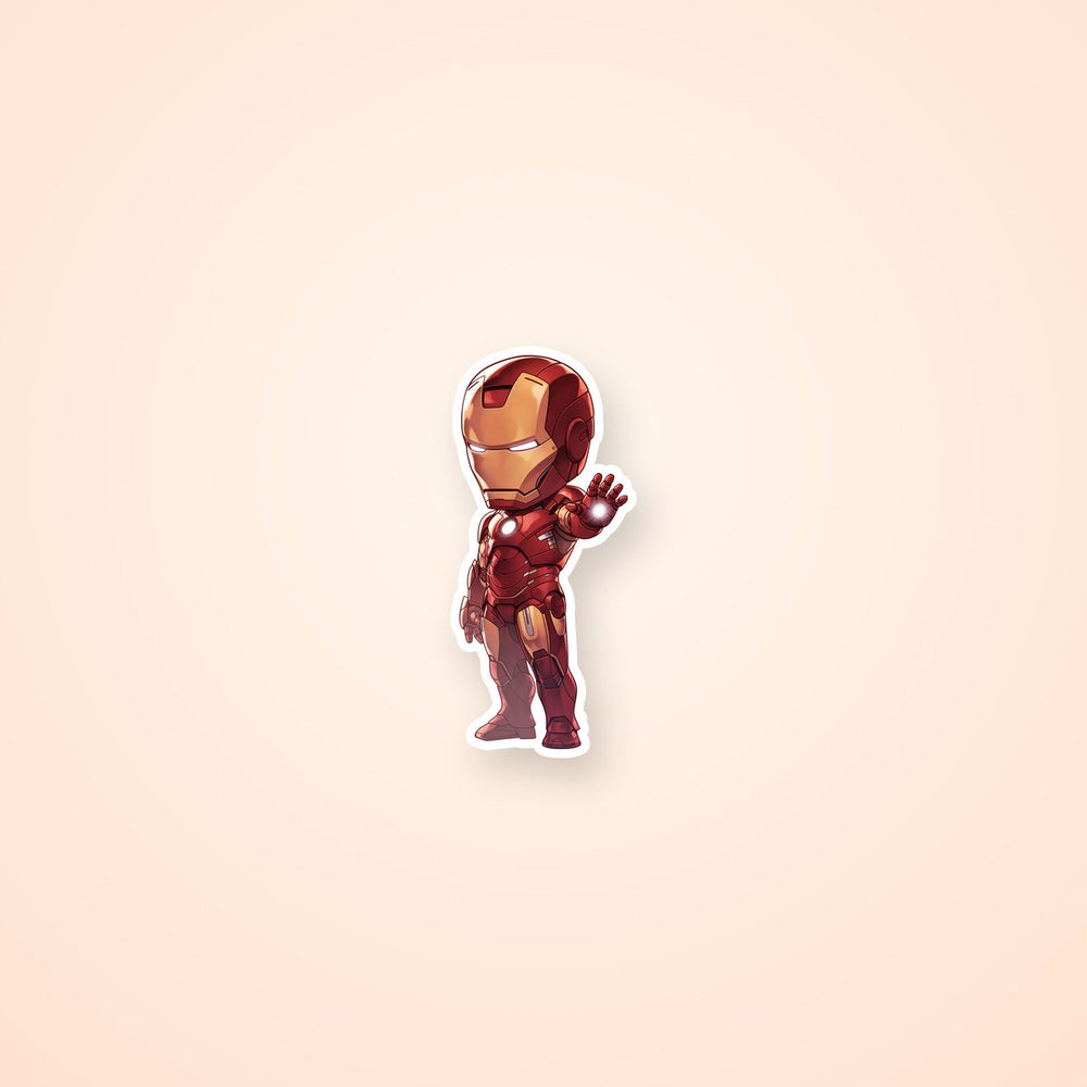 Chibi Iron Man Superhero Marvel Sticker