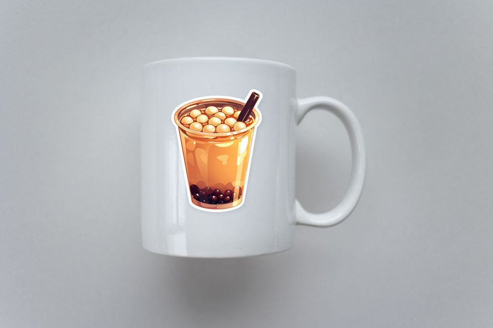 Bubble Tea Cup Sticker