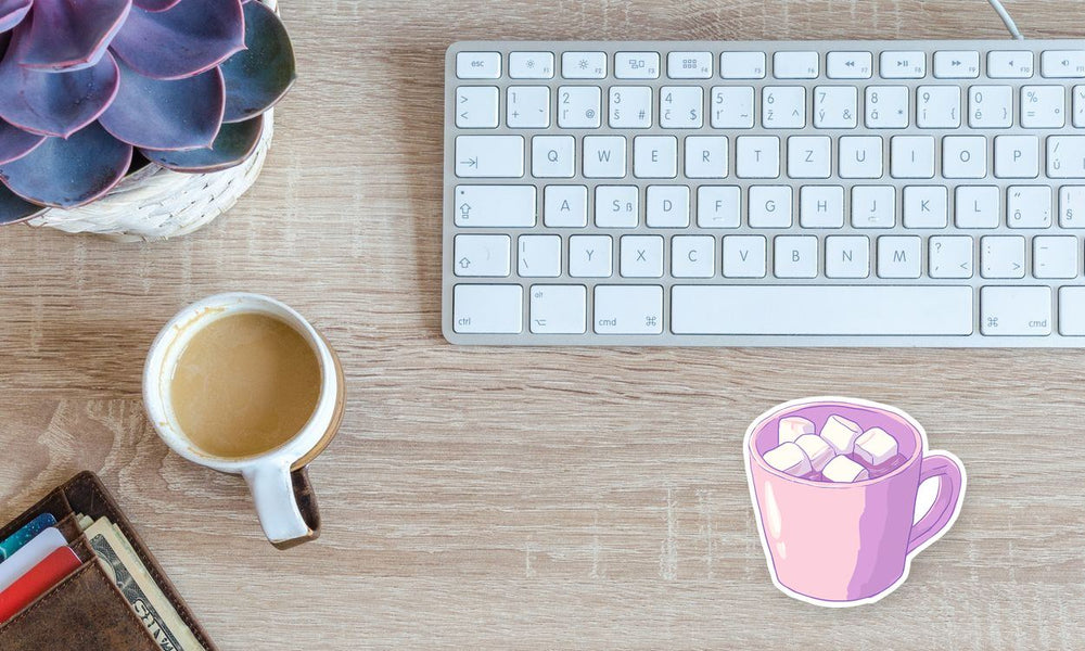 Xmas Hot Chocolate Pastel Sticker