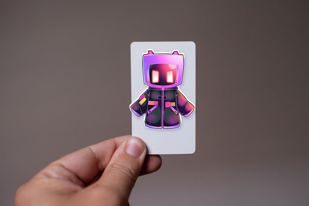 Neon Roblox Boy Sticker