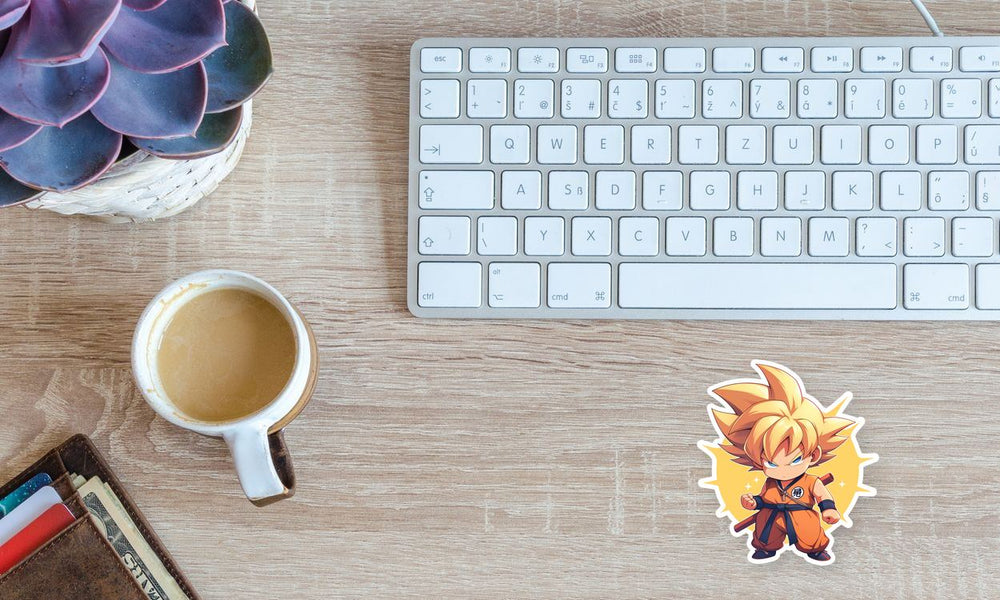 Chibi Goku Super Saiyan Sticker