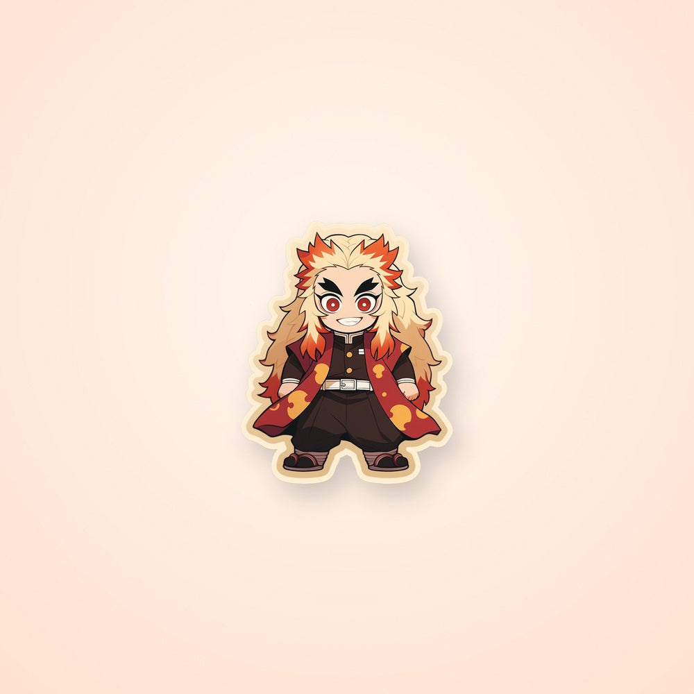 Demon Slayer Cute Happy Rengoku Sticker