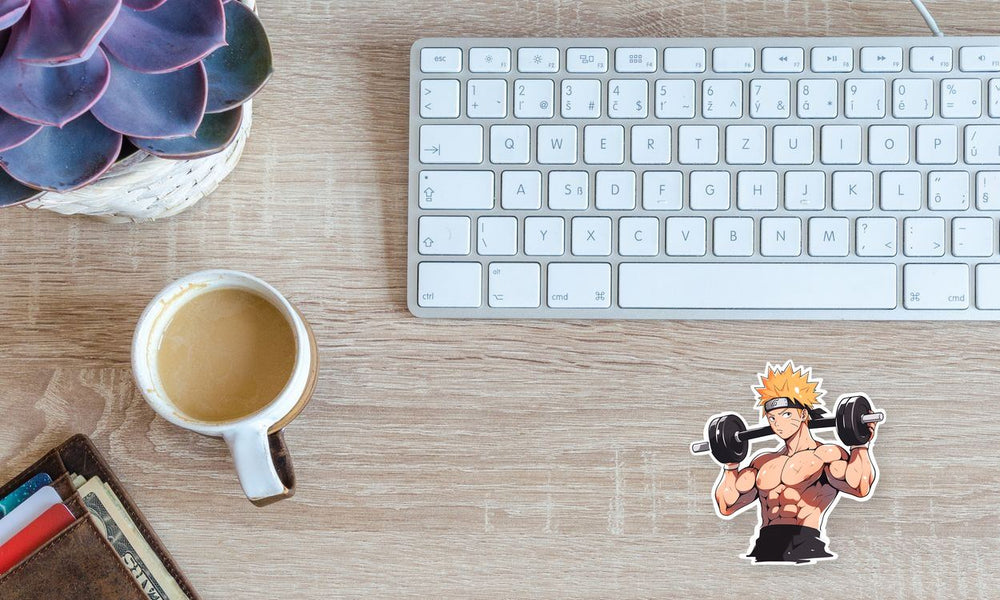 Naruto Uzumaki Make Gym Sticker