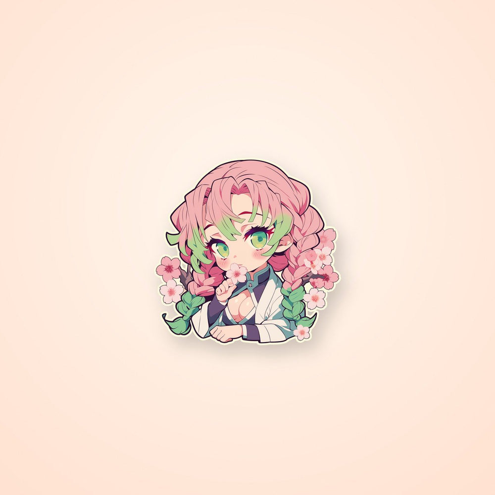 Mitsuri Kanroji Kawaii Demon Slayer Sticker