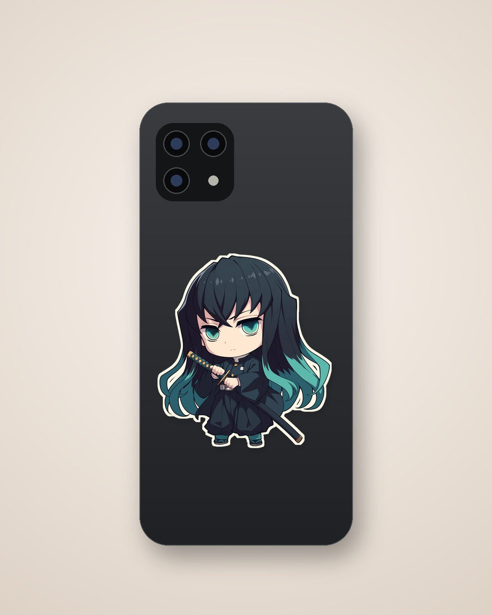 Demon Slayer Chibi Muichiro Calm Sticker