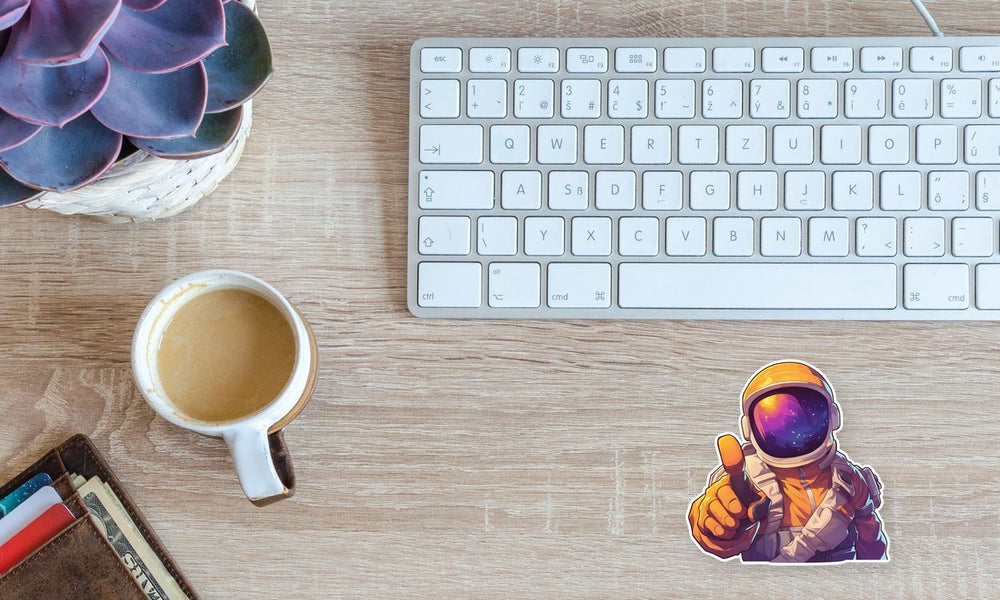 Cool Astronaut Thumbs Up Sticker