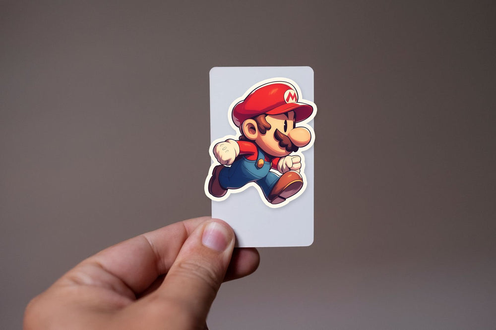 Awesome Super Mario Running Sticker
