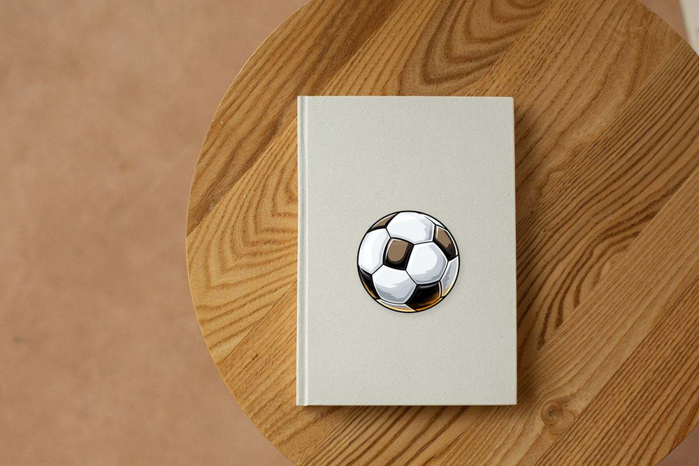 Cartoon Soccer Ball Sticker