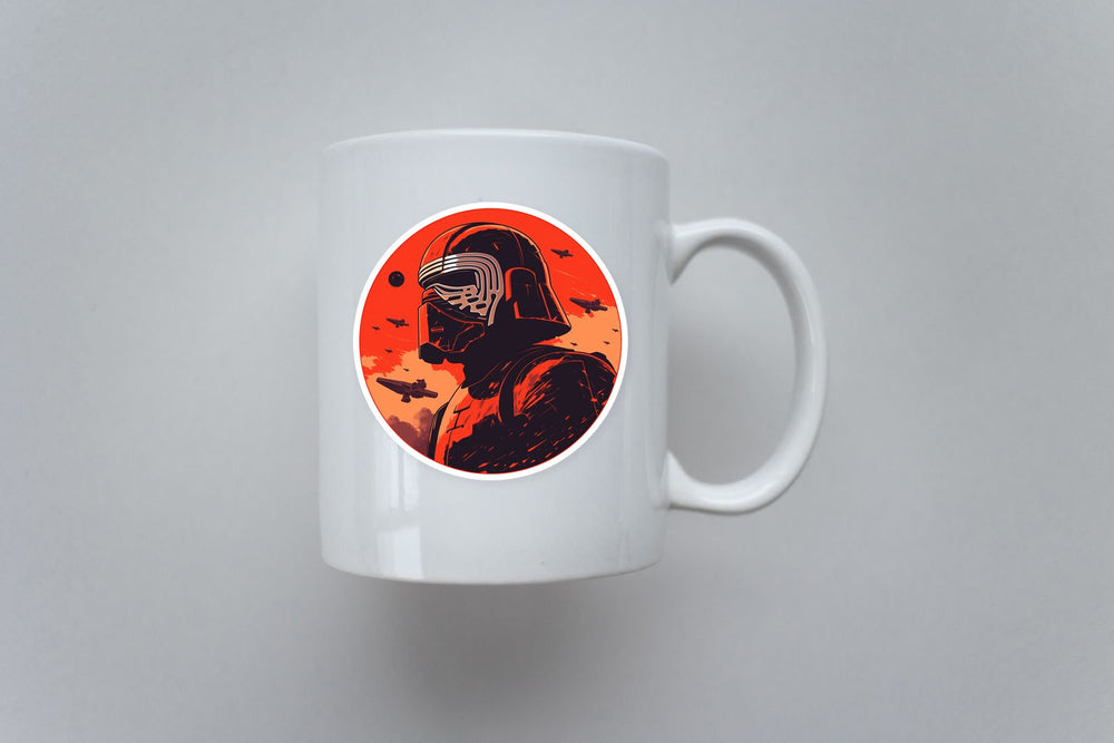 Kylo Ren Star Wars Red Sticker