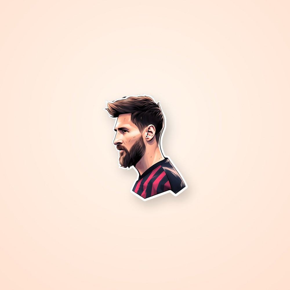 Lionel Messi Art Sticker