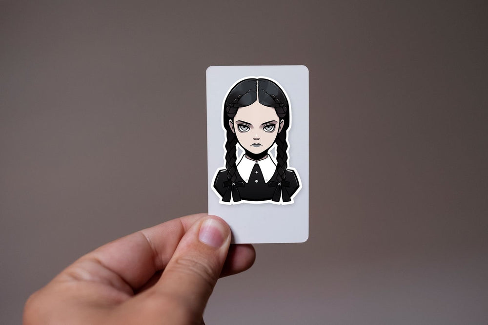 Aesthetic Wednesday Addams Sticker
