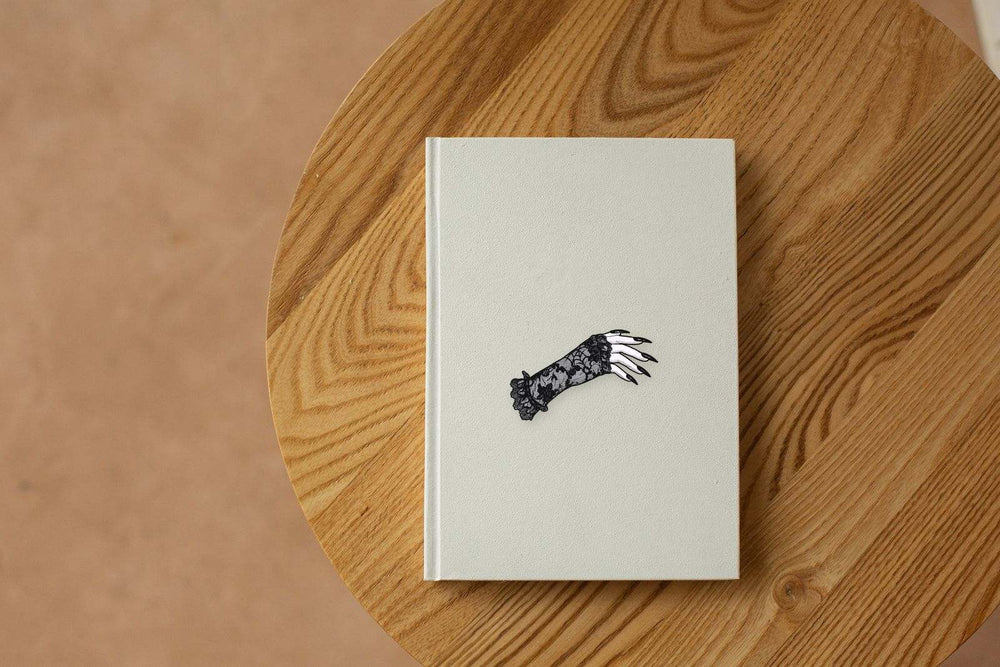 Vintage Gothic Lace Glove Hand Dark Sticker