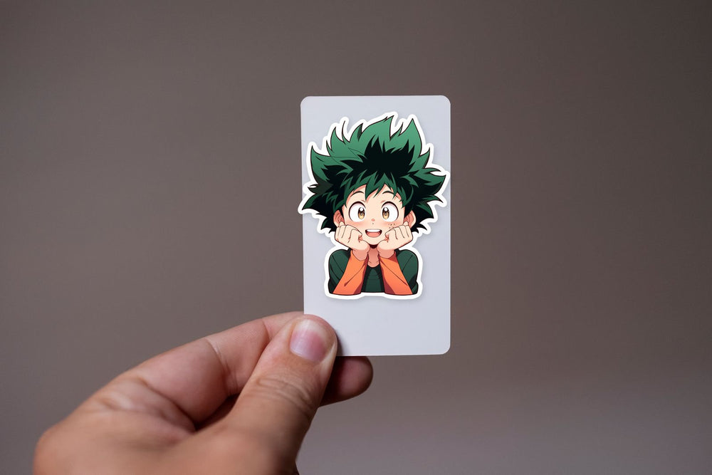 Mha Intrigued Izuku Midoriya Sticker