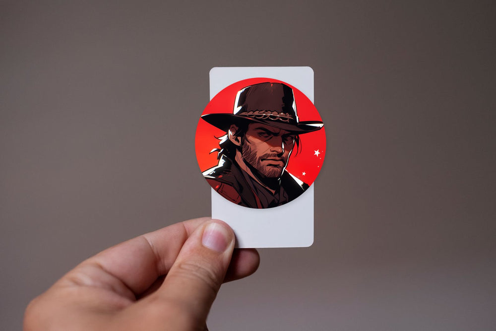 Rdr 2 Arthur Morgan Round Sticker